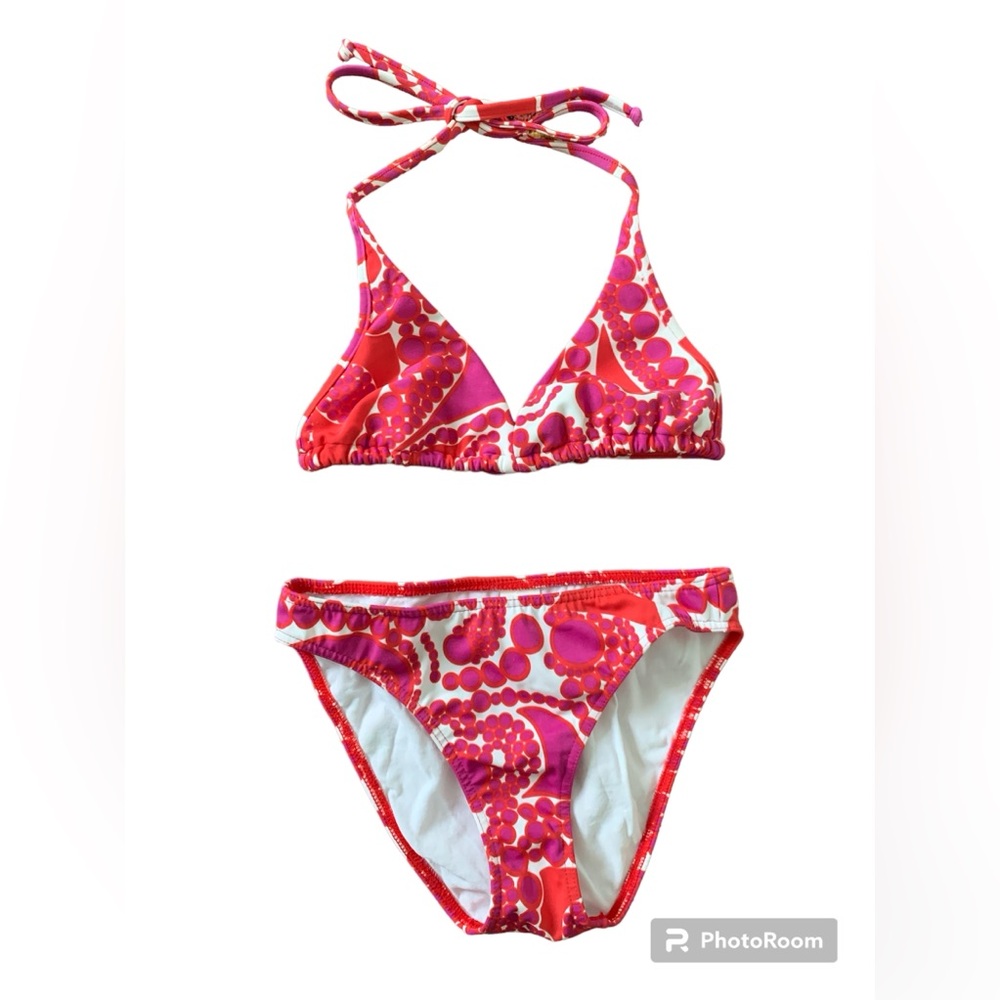 RYGY Brazilian bikini retro AOP medium small